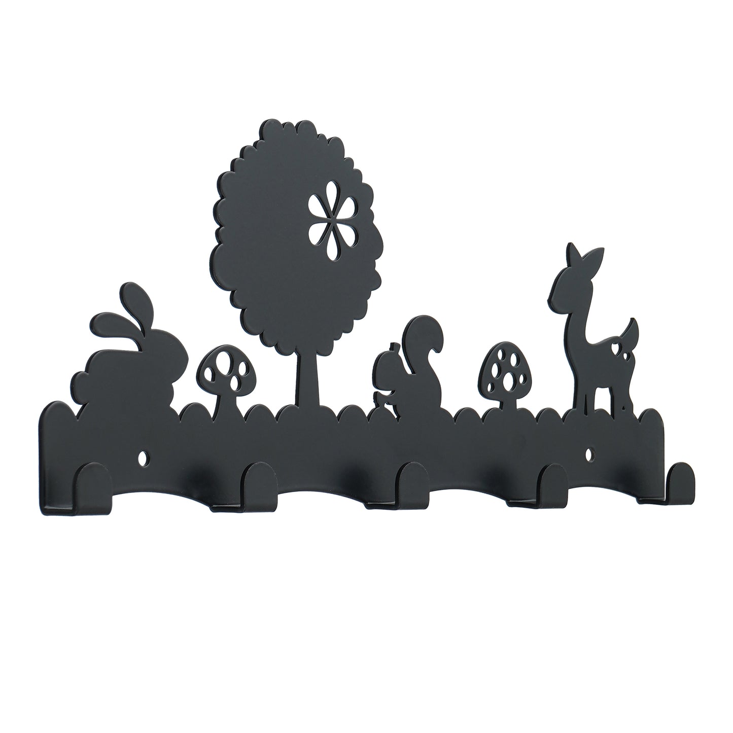 Rabbit Child Metal Wall Hooks