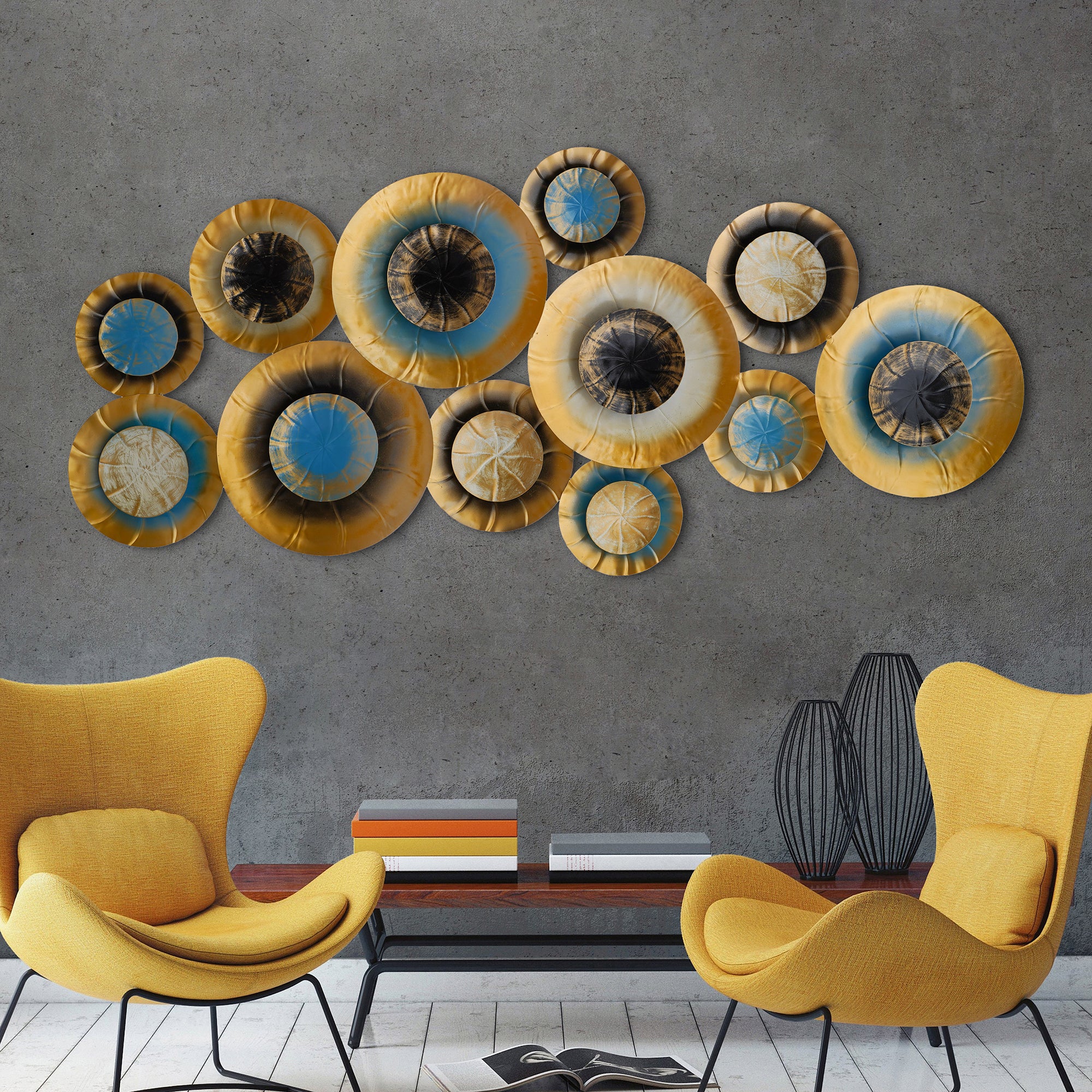 Big Abstract Metal Wall Art