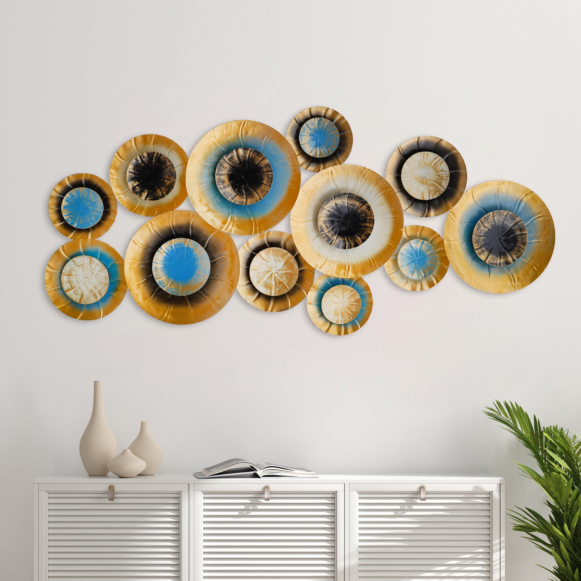 Big Abstract Metal Wall Art