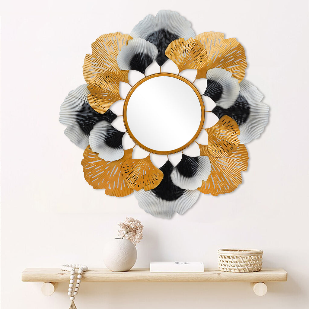 Floral Bouquet Designer Wall Mirror