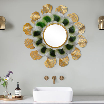 Metal Furr Elegant Wall Mirror