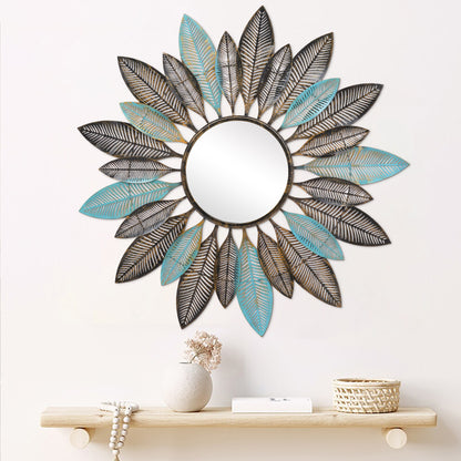 Dreamy Feathers Designer Wall Mirror