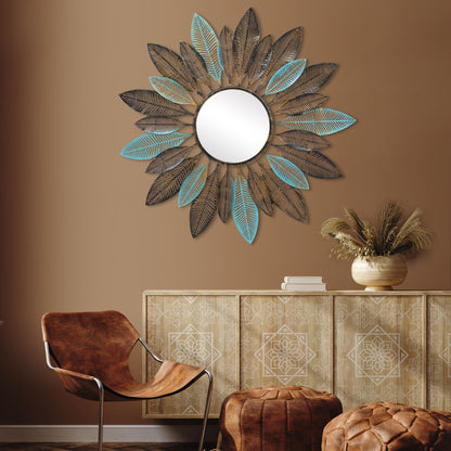 Dreamy Feathers Designer Wall Mirror