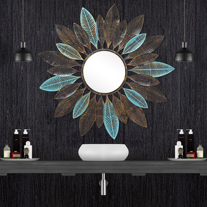 Dreamy Feathers Designer Wall Mirror