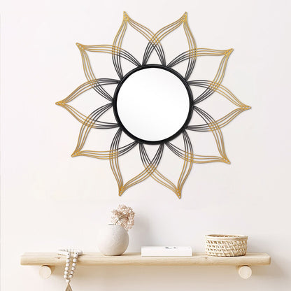 Subtle Flower Designer Wall Mirror