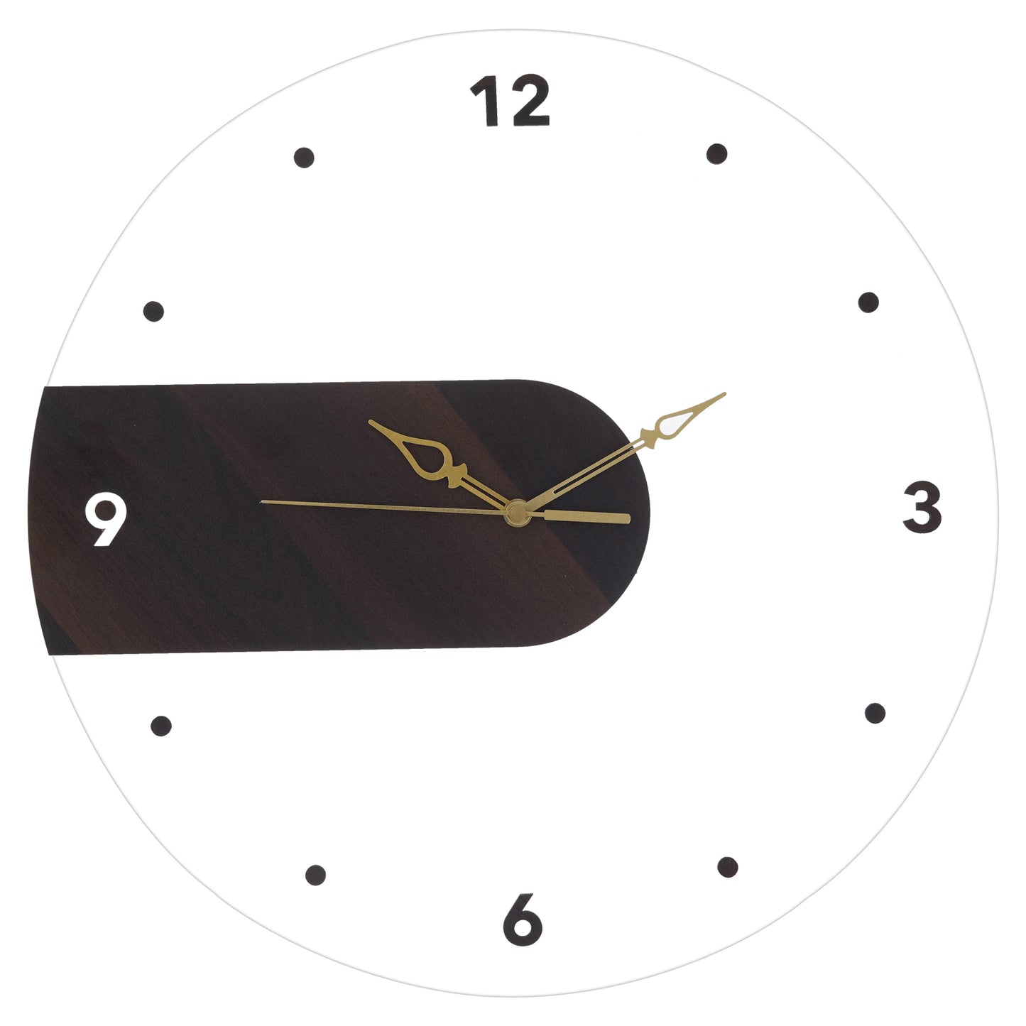 Elegant Acrylic Wooden Wall Clock