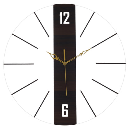 Acrylic Vertical Wooden Stripe Wall Clock