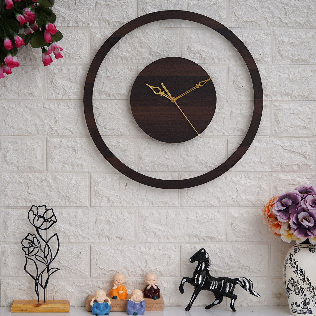 Beautiful Acrylic Wooden Wall Clock