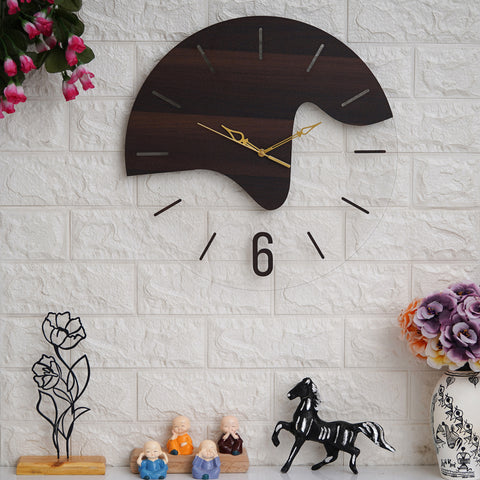 Acrylic Wooden Designer Wall Clock
