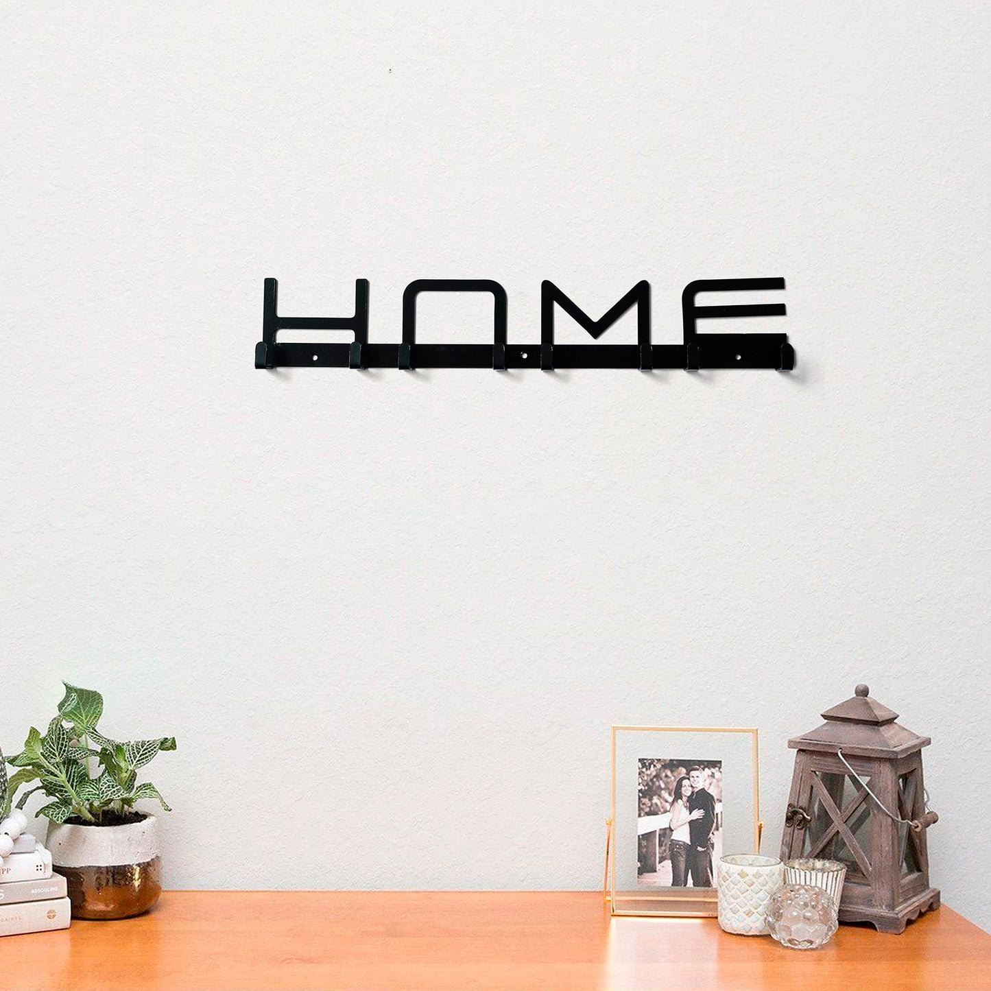 Home Shape Metal Wall Hooks