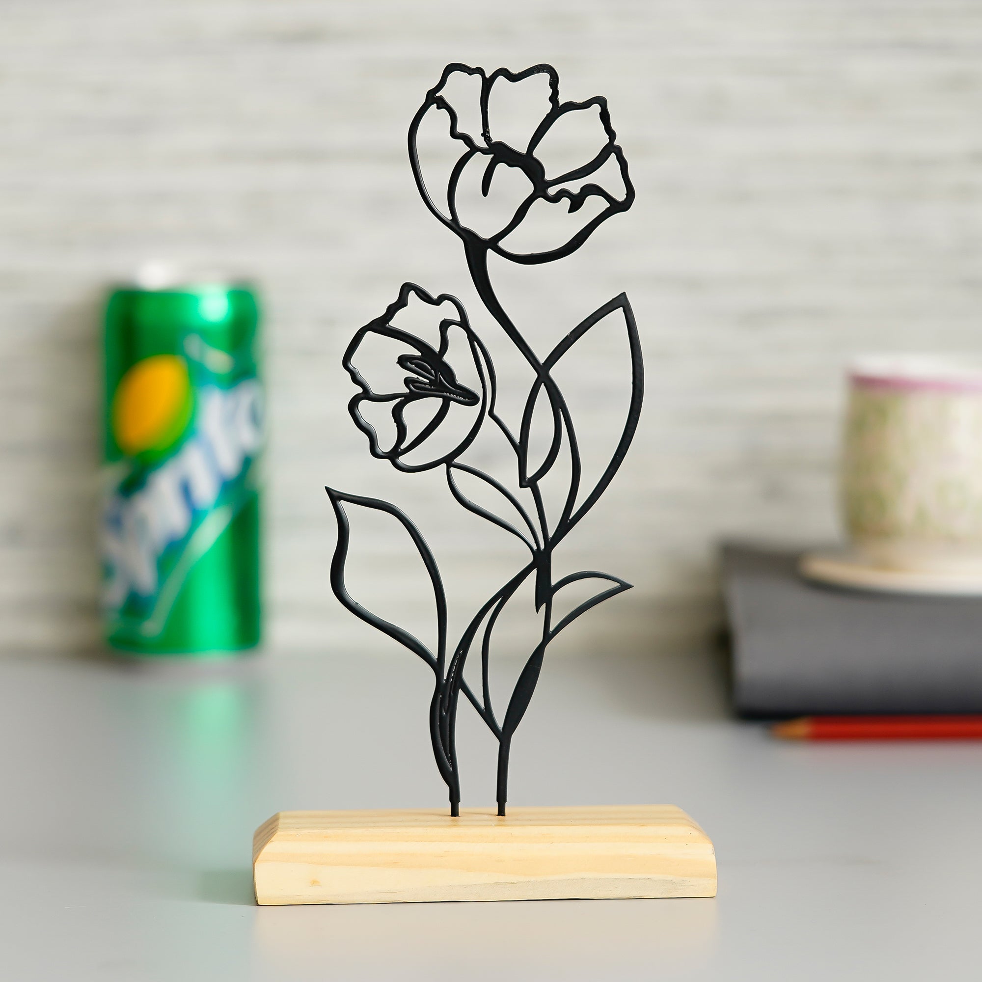 Floral Metal Sculpture