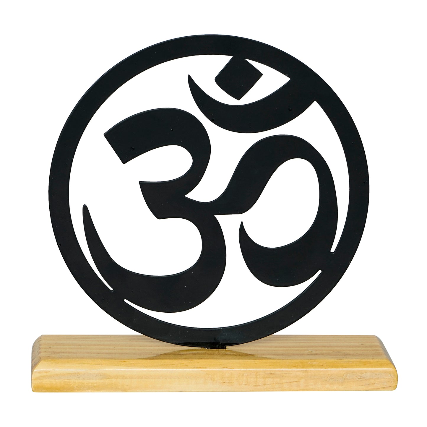 Om Sign Metal Sculpture