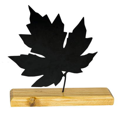 Autumn Leaf Metal Sculpture