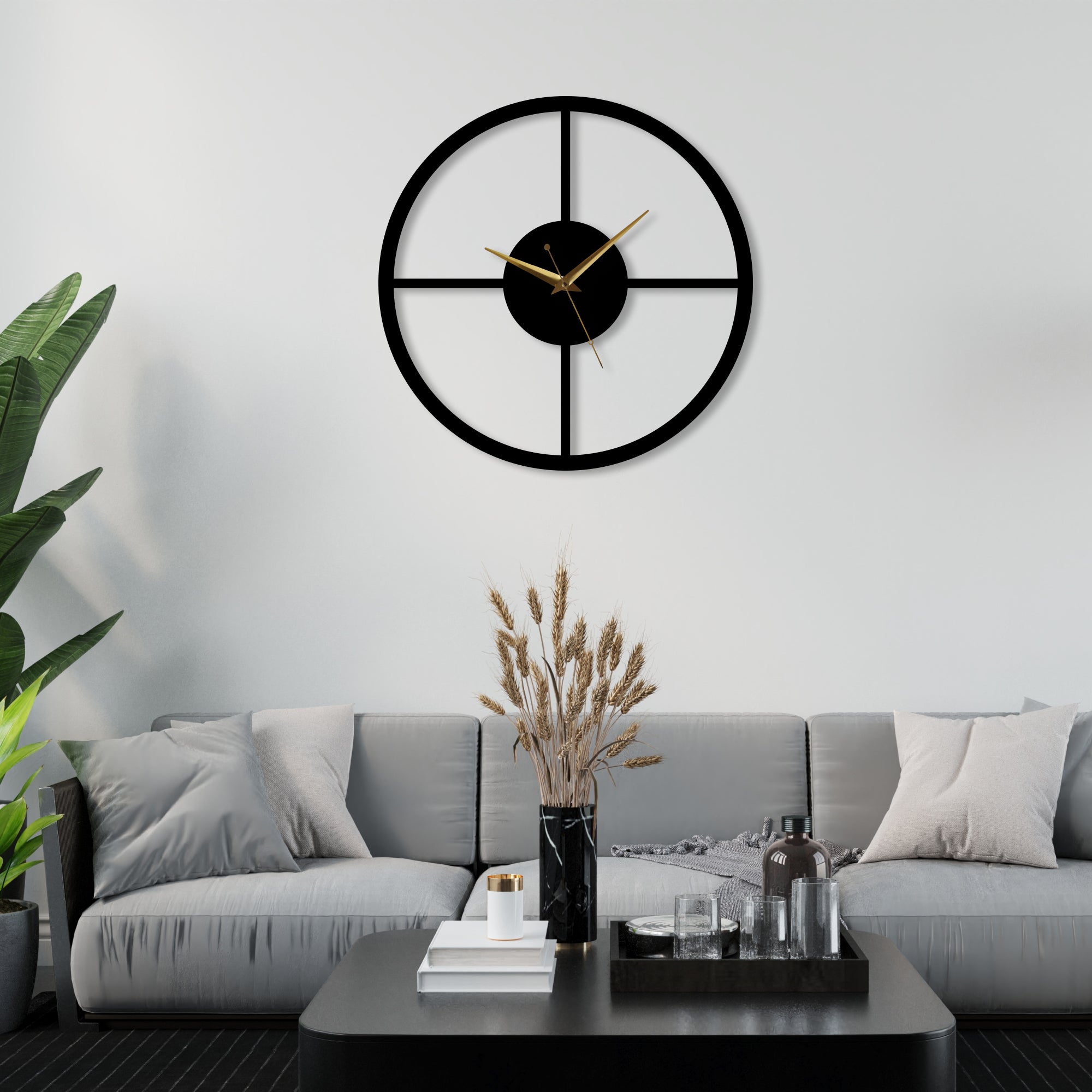 Creative Wrought Iron Large Wall Clocks Homesense Light Luxury Fashion  Decorative For Living Room From Grapname, $153.2 | DHgate.Com