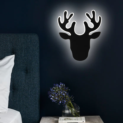 3D Deer Mural Wall Lamp & Wall Light