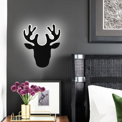 3D Deer Mural Wall Lamp & Wall Light