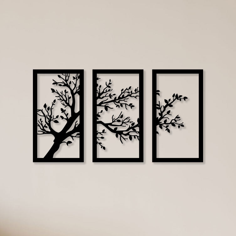 Tree Without Leaf Metal Wall Art