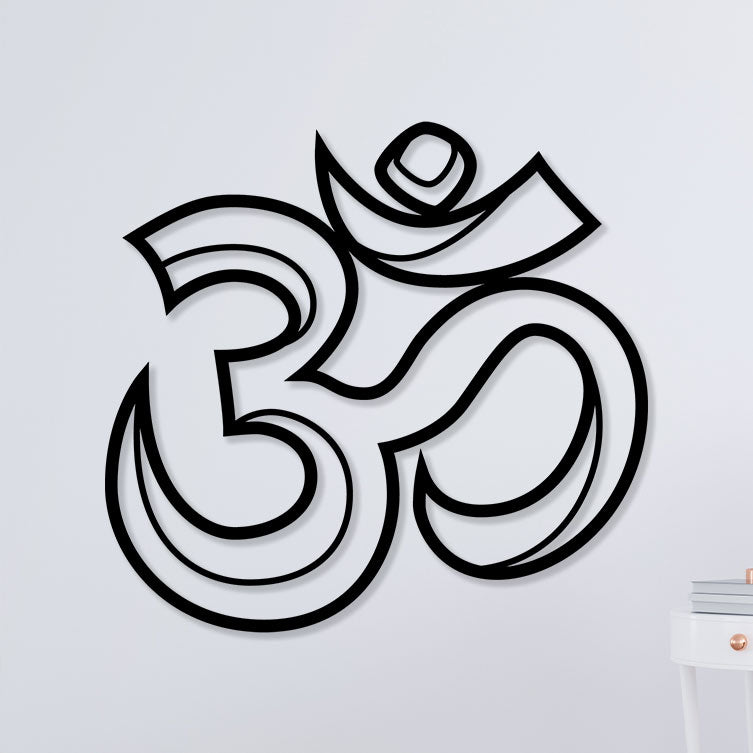 3D Om Metal Wall Art