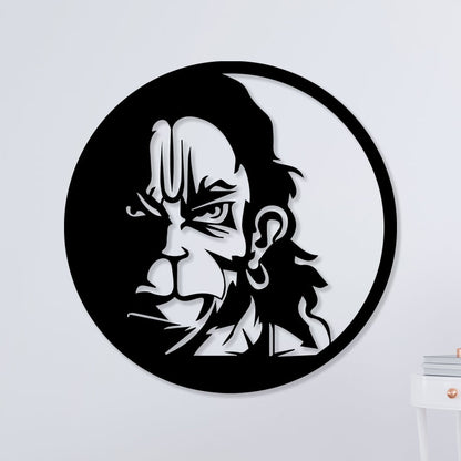 Lord Hanuman Metal Wall Art