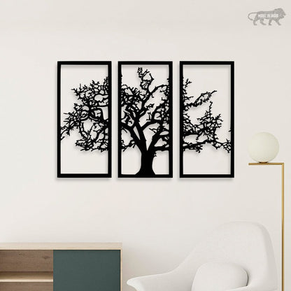 Elegant Tree Metal Wall Art ( Set of 3 Piece) 3