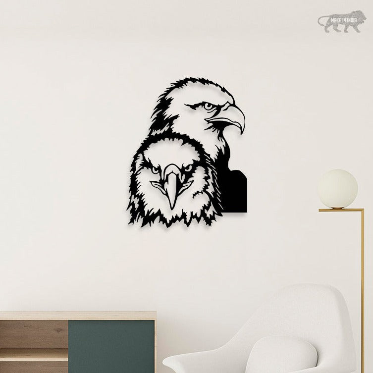 American Two Eagle Metal Wall Art 3