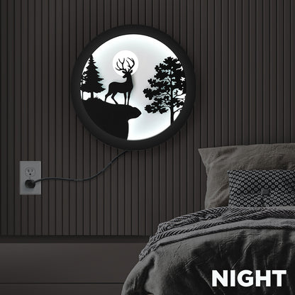 Forest Scenery White LED Wall Light & Wall Lamp